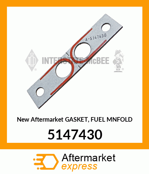 New Aftermarket GASKET, FUEL MNFOLD 5147430