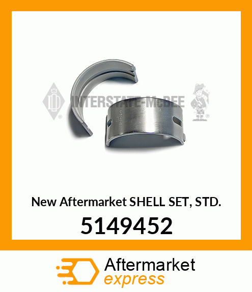 New Aftermarket SHELL SET, STD. 5149452