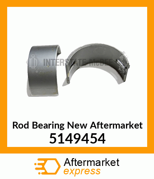 Rod Bearing New Aftermarket 5149454