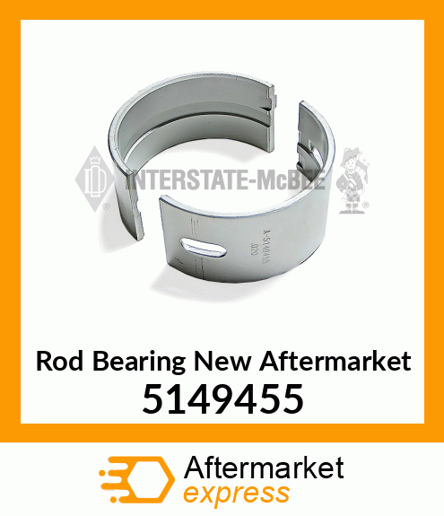 Rod Bearing New Aftermarket 5149455