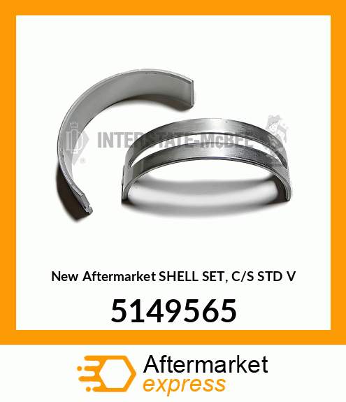 New Aftermarket SHELL SET, C/S STD V 5149565