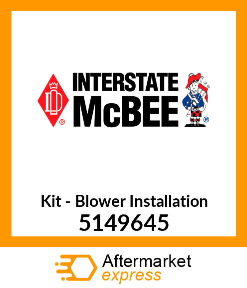 New Aftermarket KIT, BLWR INST. 16V/92 NA 5149645