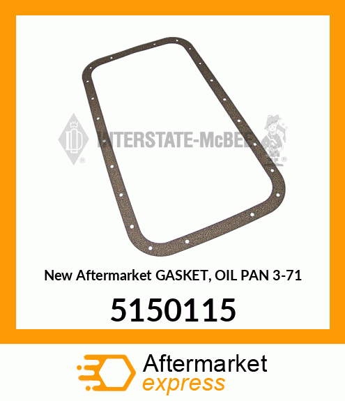 New Aftermarket GASKET, OIL PAN 3-71 5150115
