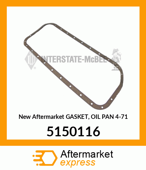 New Aftermarket GASKET, OIL PAN 4-71 5150116