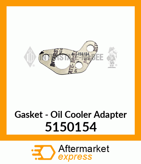 New Aftermarket GASKET, OIL COOLER ADAPT. 5150154