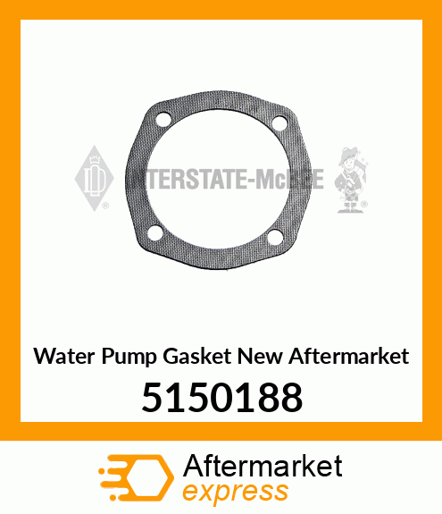 Water Pump Gasket New Aftermarket 5150188