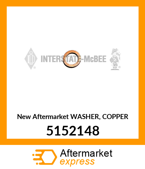 New Aftermarket WASHER, COPPER 5152148