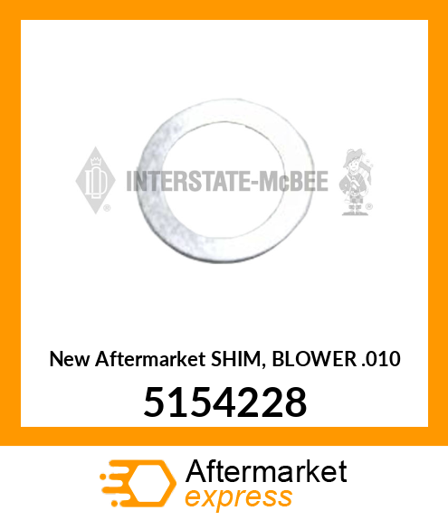 New Aftermarket SHIM, BLOWER .010 5154228