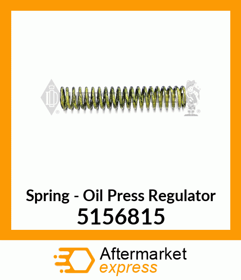New Aftermarket SPRING, OIL PRESS REGLTR 5156815