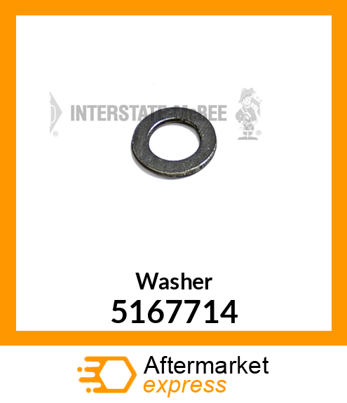 New Aftermarket WASHER, 17/32 X 7/8 X 3/32 5167714