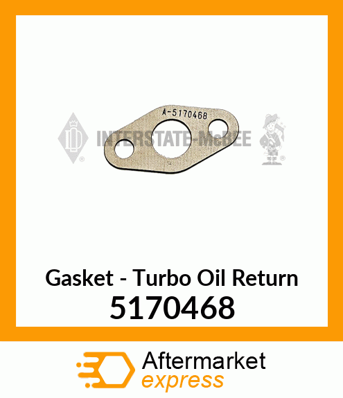 New Aftermarket GASKET T OIL RETURN 5170468