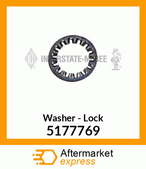 New Aftermarket LOCK WASHER, FRONT BAL. WT. 5177769