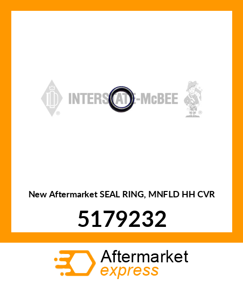 New Aftermarket SEAL RING, MNFLD HH CVR 5179232