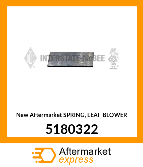 New Aftermarket SPRING, LEAF BLOWER 5180322