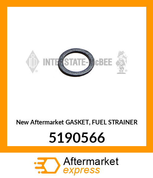 New Aftermarket GASKET, FUEL STRAINER 5190566