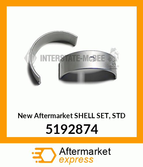 New Aftermarket SHELL SET, STD 5192874