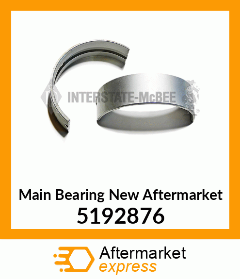 Main Bearing New Aftermarket 5192876