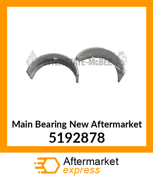 Main Bearing New Aftermarket 5192878