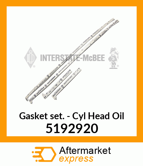 New Aftermarket GASKET SET, CYL HEAD OIL, 6-71 5192920