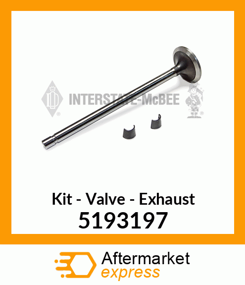 Exhaust Valve Kit New Aftermarket 5193197