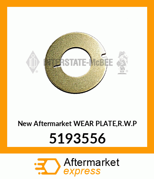 New Aftermarket WEAR PLATE,R.W.P 5193556