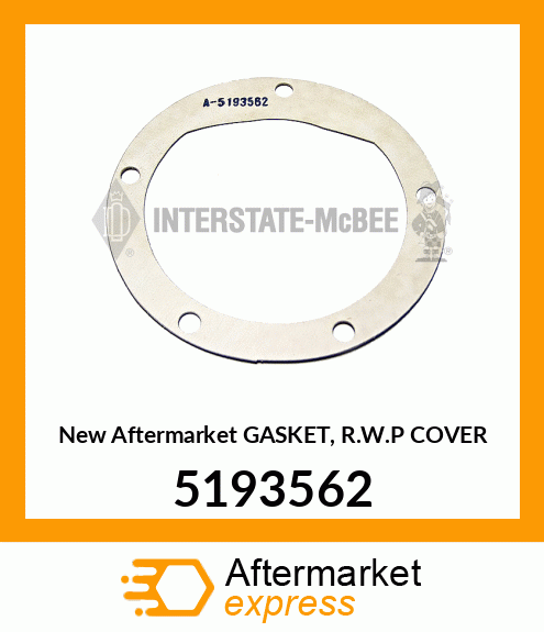New Aftermarket GASKET, R.W.P COVER 5193562