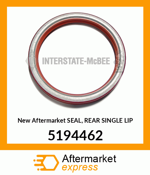 New Aftermarket SEAL, REAR SINGLE LIP 5194462