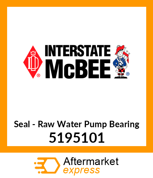 New Aftermarket SEAL, R.W.P. BEARING 5195101