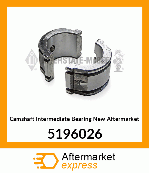 Camshaft Intermediate Bearing New Aftermarket 5196026