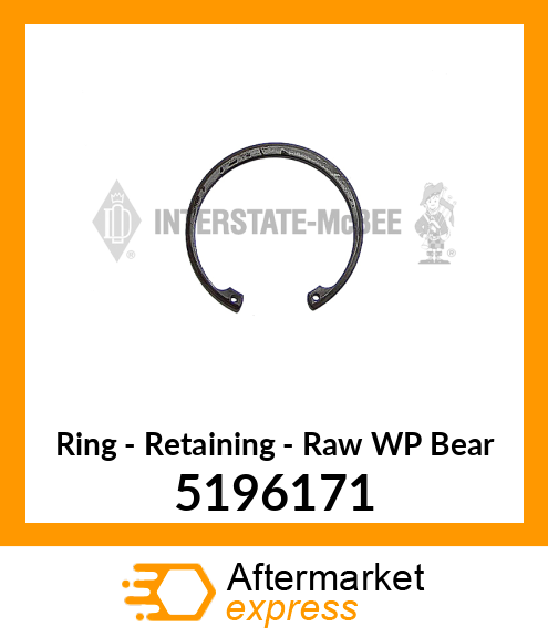 New Aftermarket RING, RET. RWP BRG 5196171