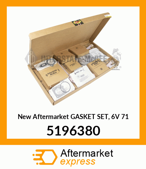 New Aftermarket GASKET SET, 6V 71 5196380