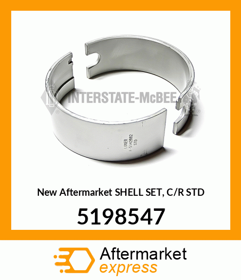 New Aftermarket SHELL SET, C/R STD 5198547