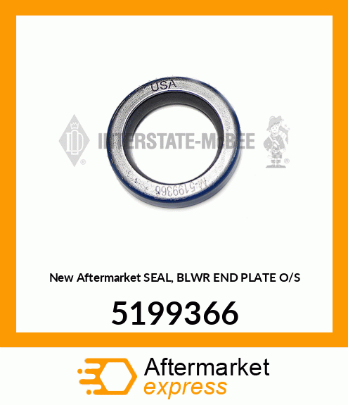 New Aftermarket SEAL, BLWR END PLATE O/S 5199366