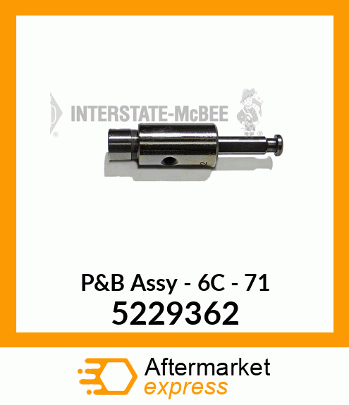 New Aftermarket PLUNGER & BUSHING, C60 5229362