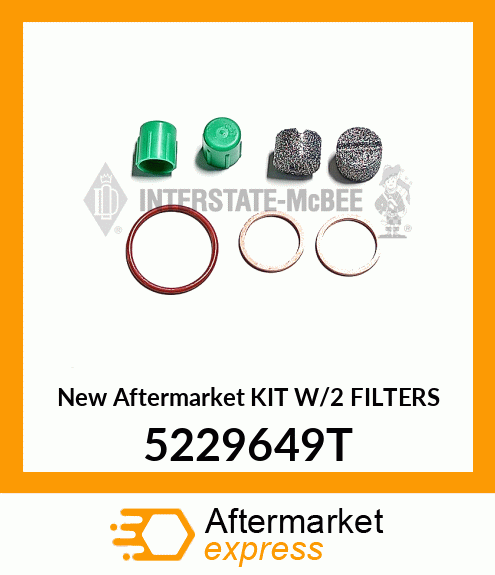 New Aftermarket KIT W/2 FILTERS 5229649T