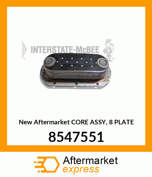 New Aftermarket CORE ASSY, 8 PLATE 8547551