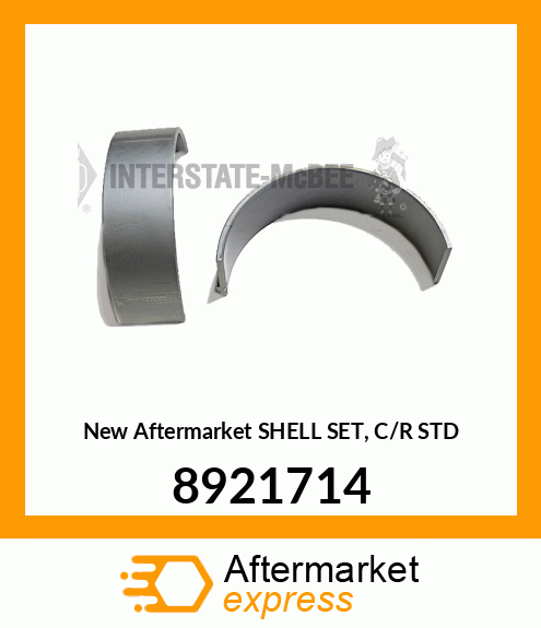 New Aftermarket SHELL SET, C/R STD 8921714