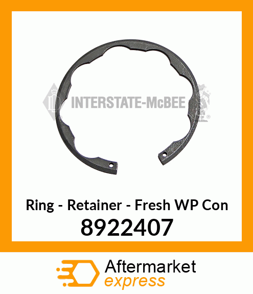 New Aftermarket RING, RETAINING V, F.W.P 8922407