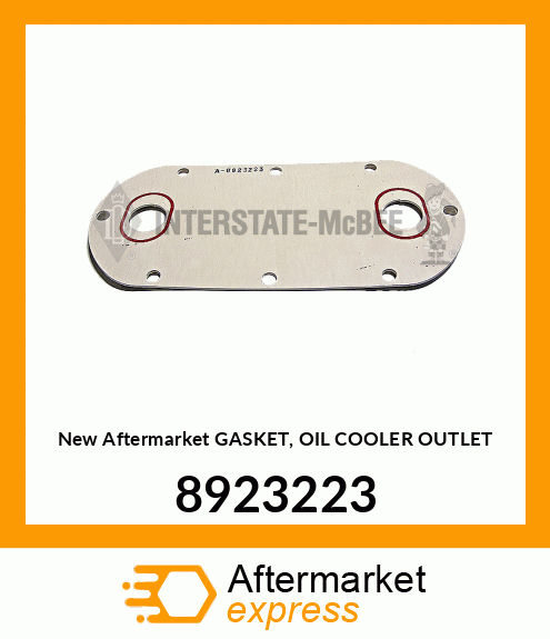 New Aftermarket GASKET, OIL COOLER OUTLET 8923223