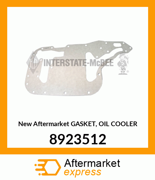 New Aftermarket GASKET, OIL COOLER 8923512