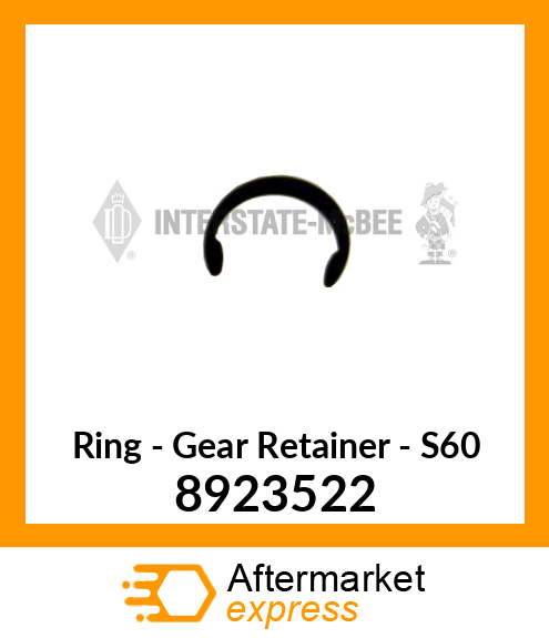New Aftermarket RING, GEAR RETAINING,S60 8923522