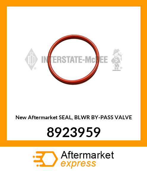 New Aftermarket SEAL, BLWR BY-PASS VALVE 8923959