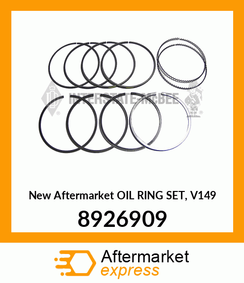 New Aftermarket OIL RING SET, V149 8926909
