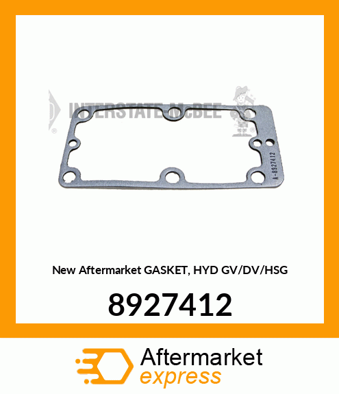 New Aftermarket GASKET, HYD GV/DV/HSG 8927412