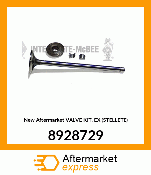 New Aftermarket VALVE KIT, EX (STELLETE) 8928729