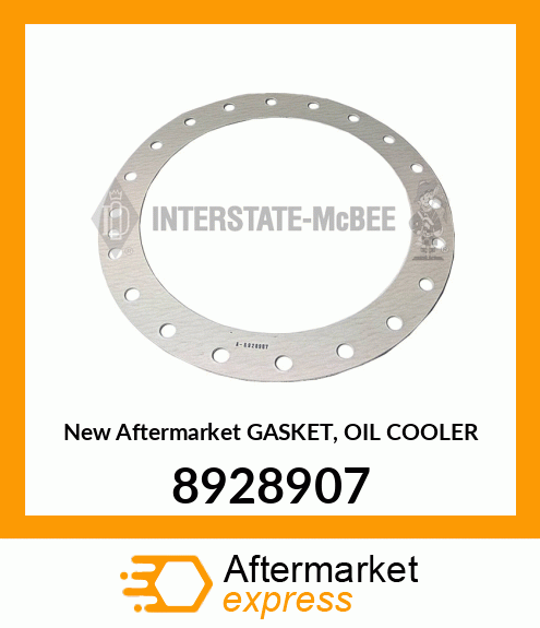 New Aftermarket GASKET, OIL COOLER 8928907
