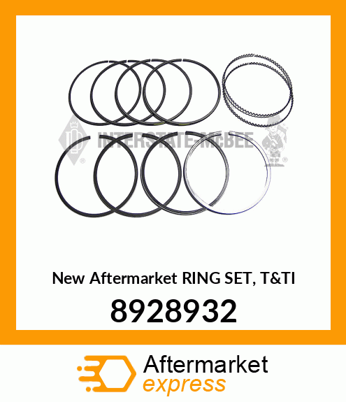 New Aftermarket RING SET, T&TI 8928932