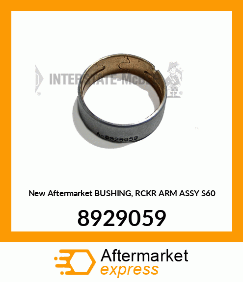 New Aftermarket BUSHING, RCKR ARM ASSY S60 8929059