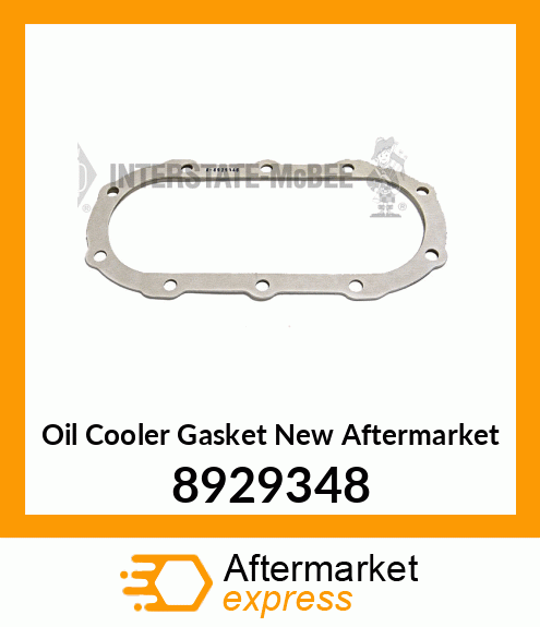 Oil Cooler Gasket New Aftermarket 8929348