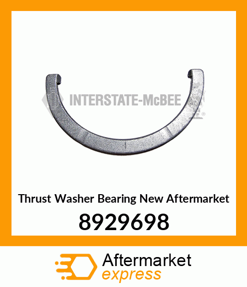 Thrust Washer Bearing New Aftermarket 8929698